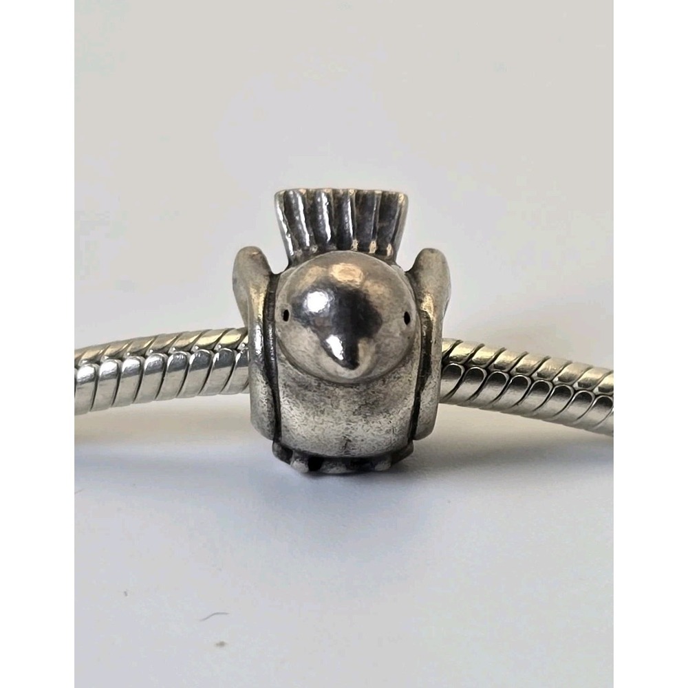 Pandora Bird Charm 925 ALE Sterling Silver Little Bird Animal Bead - Picture 7 of 8